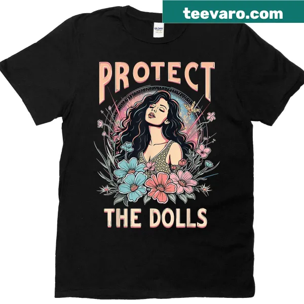 T-shirt with bold text supporting transgender visibility and protection