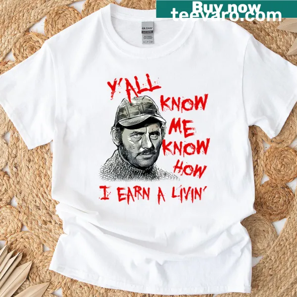 Jaws tribute t-shirt featuring Quint