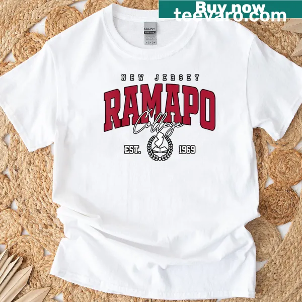 Retro vintage design t-shirt for Ramapo