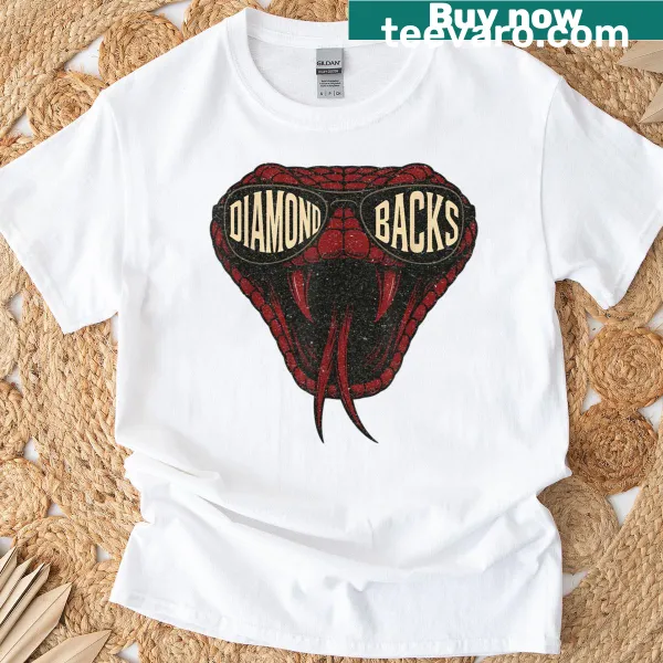 Personalized diamondback emblem t-shirt with last name design.