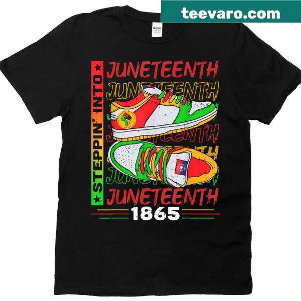 Juneteenth t-shirt featuring an Afro woman graphic