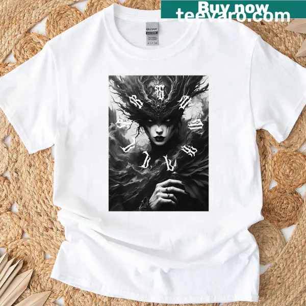 Minimalist typography design on Sunkller t-shirt