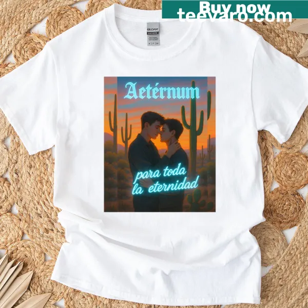 Charming t-shirt featuring the phrase 'Sunset Kisses' in whimsical font