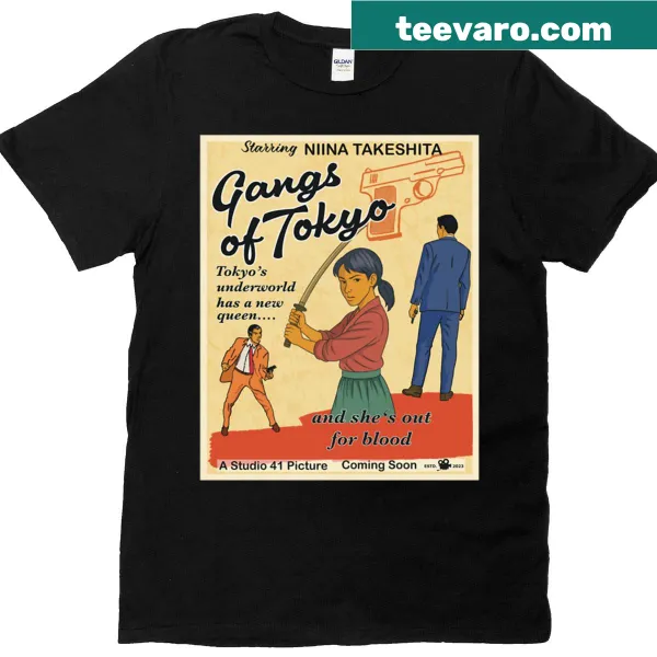 Urban culture inspired T-shirt featuring Tokyo gangs design.