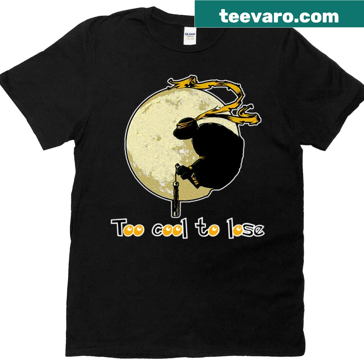 Playful Mikey style graphic t-shirt — on a men's t-shirt