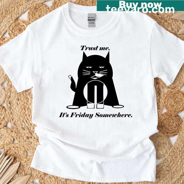 Simple t-shirt with the phrase 'Trust Me' in bold letters