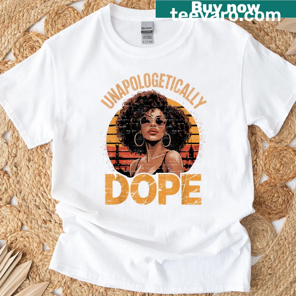 Juneteenth 1865 T-shirt with bold typography design for women — on a men's t-shirt