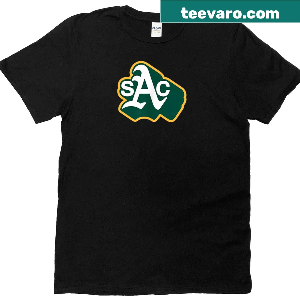 Vintage Sacramento T-shirt for all family members — on a men's t-shirt