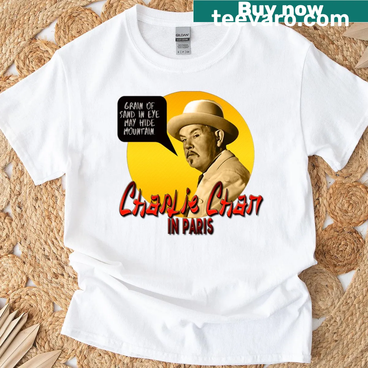 Inspirational T-shirt with a thoughtful wisdom quote — on a men's t-shirt