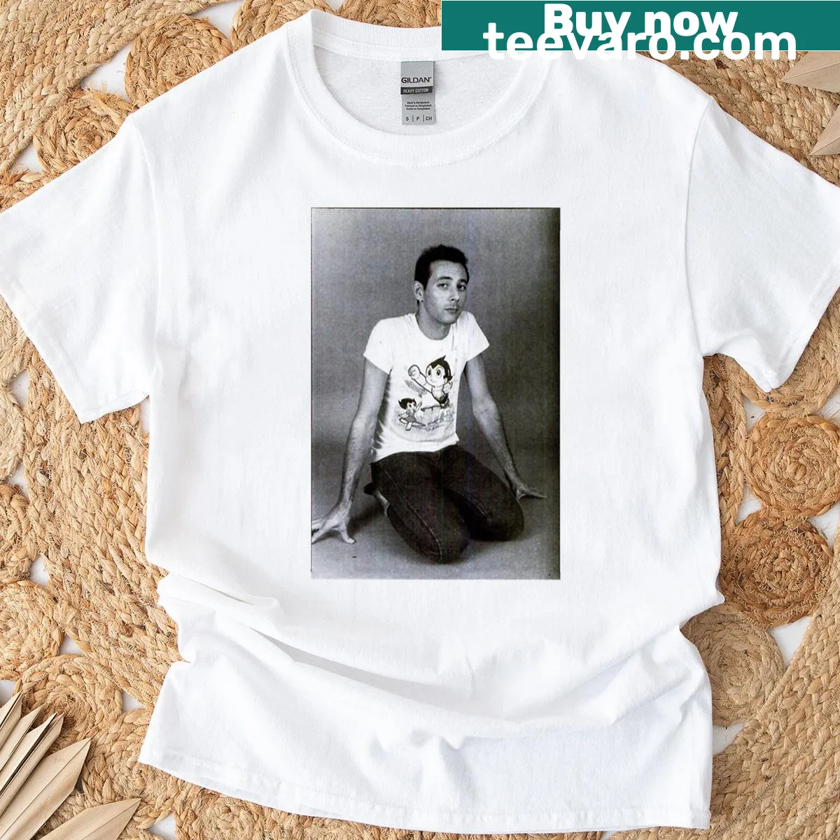 Vintage-style t-shirt featuring Young Paul Reubens from Pee-wee Herman — on a men's t-shirt