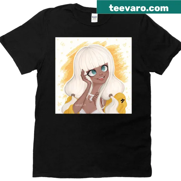 T-shirt featuring Angie Yonaga inspired design