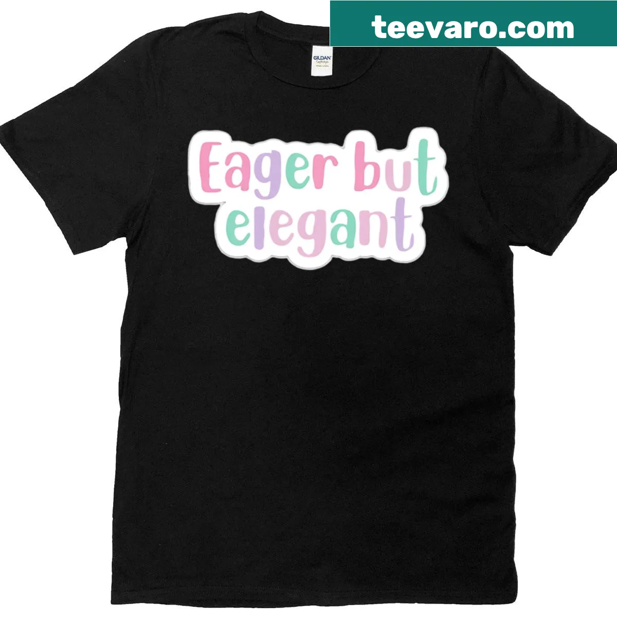 Oversized T-shirt featuring humorous phrase Anxious Yet Stylish — on a men's t-shirt