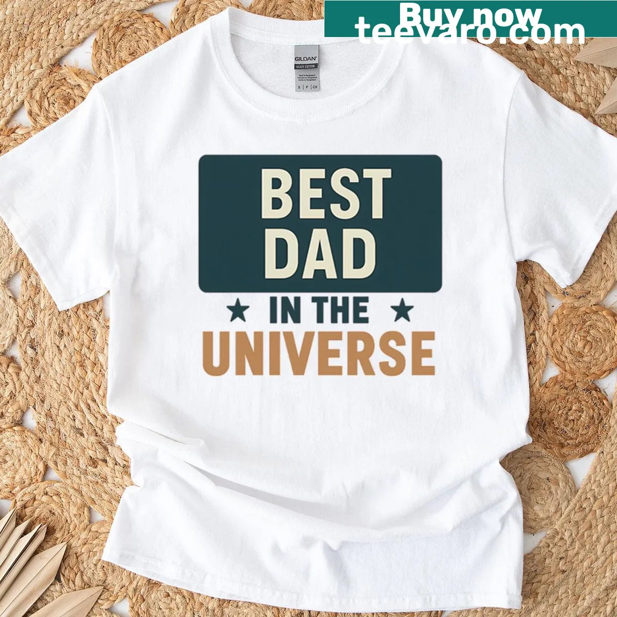 Sentimental Best Dad In The Universe t-shirt — on a men's t-shirt