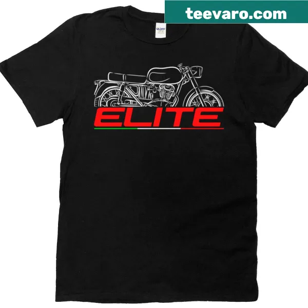 Ducati Elite motorcycle graphic on a T-shirt