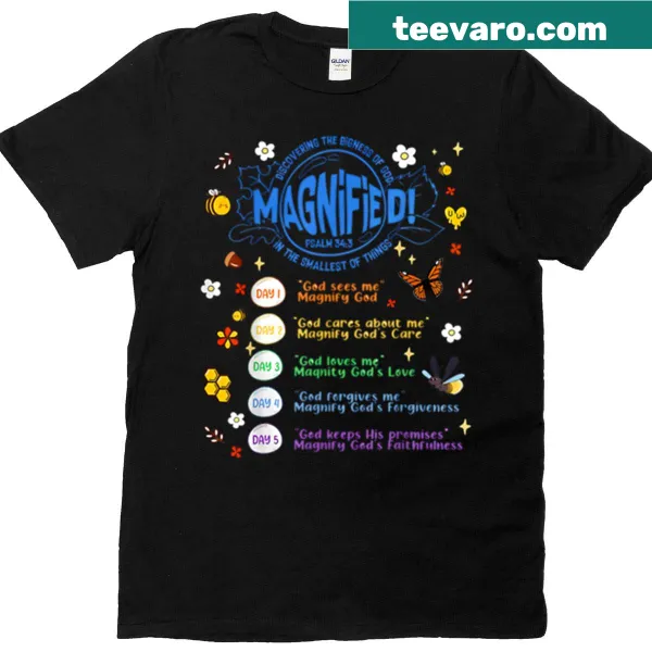 Inspirational Faith In The Small Things T-shirt with thoughtful phrase