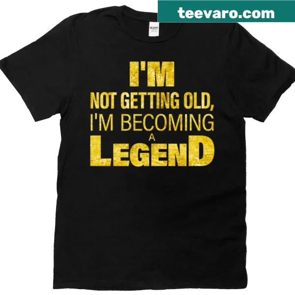 Funny birthday text illustration on a casual T-shirt