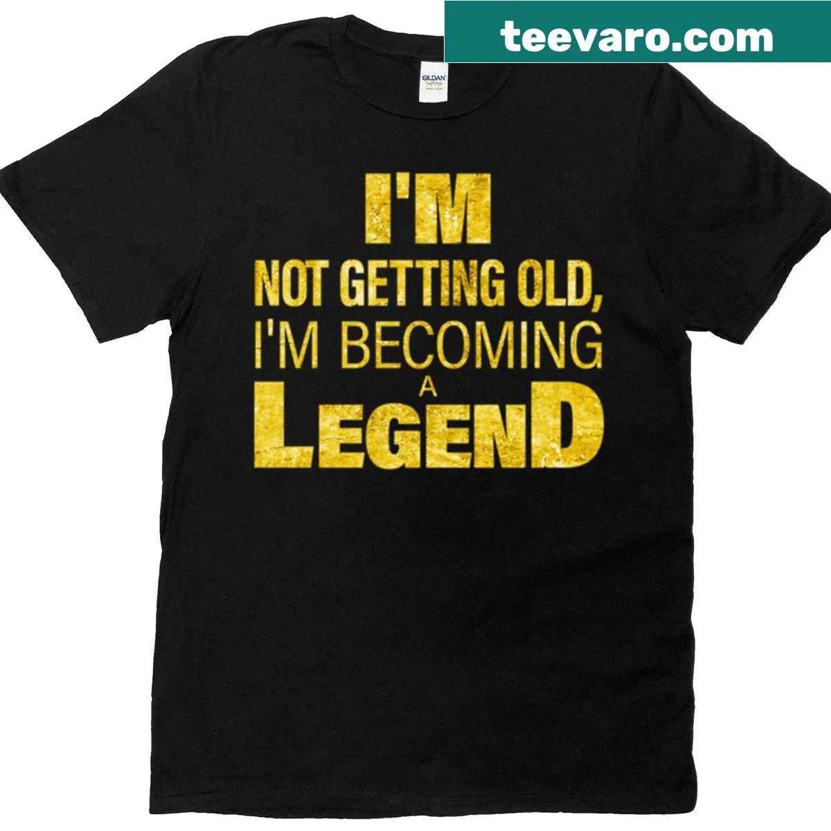 Funny birthday text illustration on a casual T-shirt — on a men's t-shirt