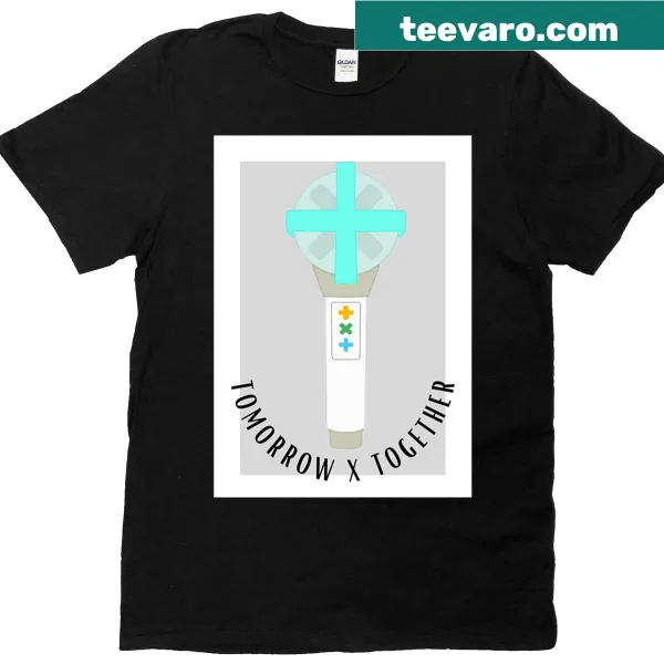 Graphic inspired by TXT lightstick on a premium t-shirt