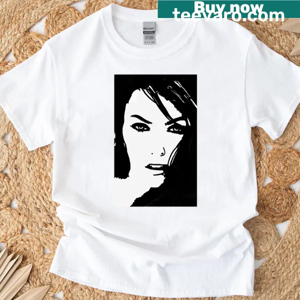 T-shirt with bold text 'Megan Fox'