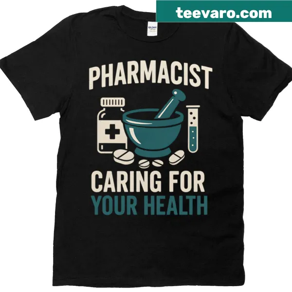 Professional graphic T-shirt for pharmacists