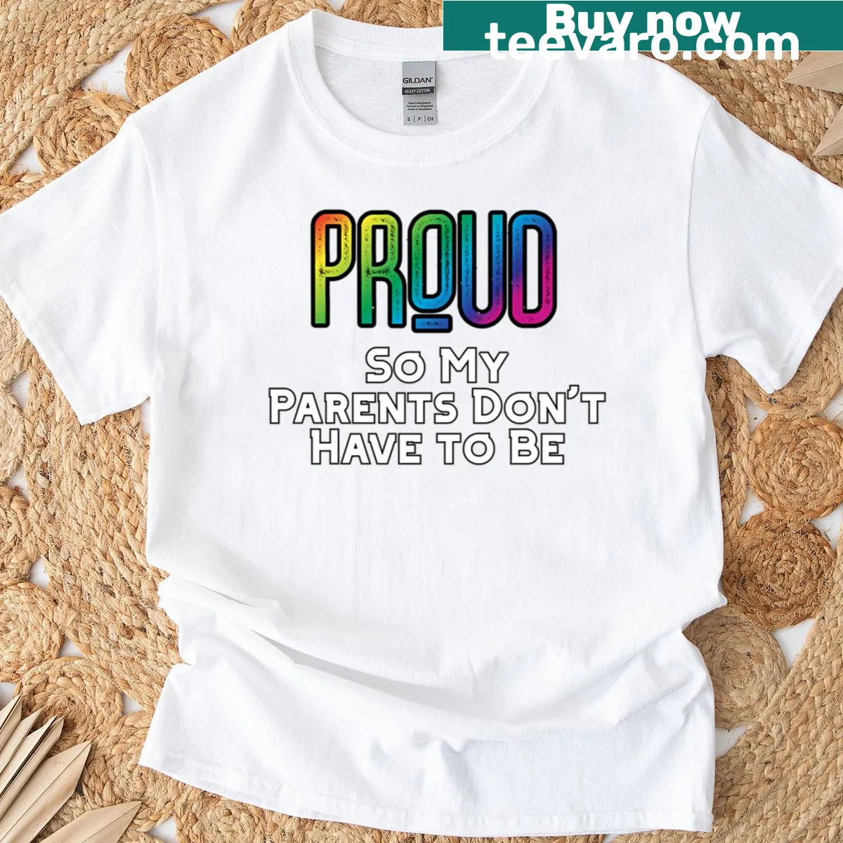 Humorous T-shirt expressing pride in individuality for dads — on a men's t-shirt