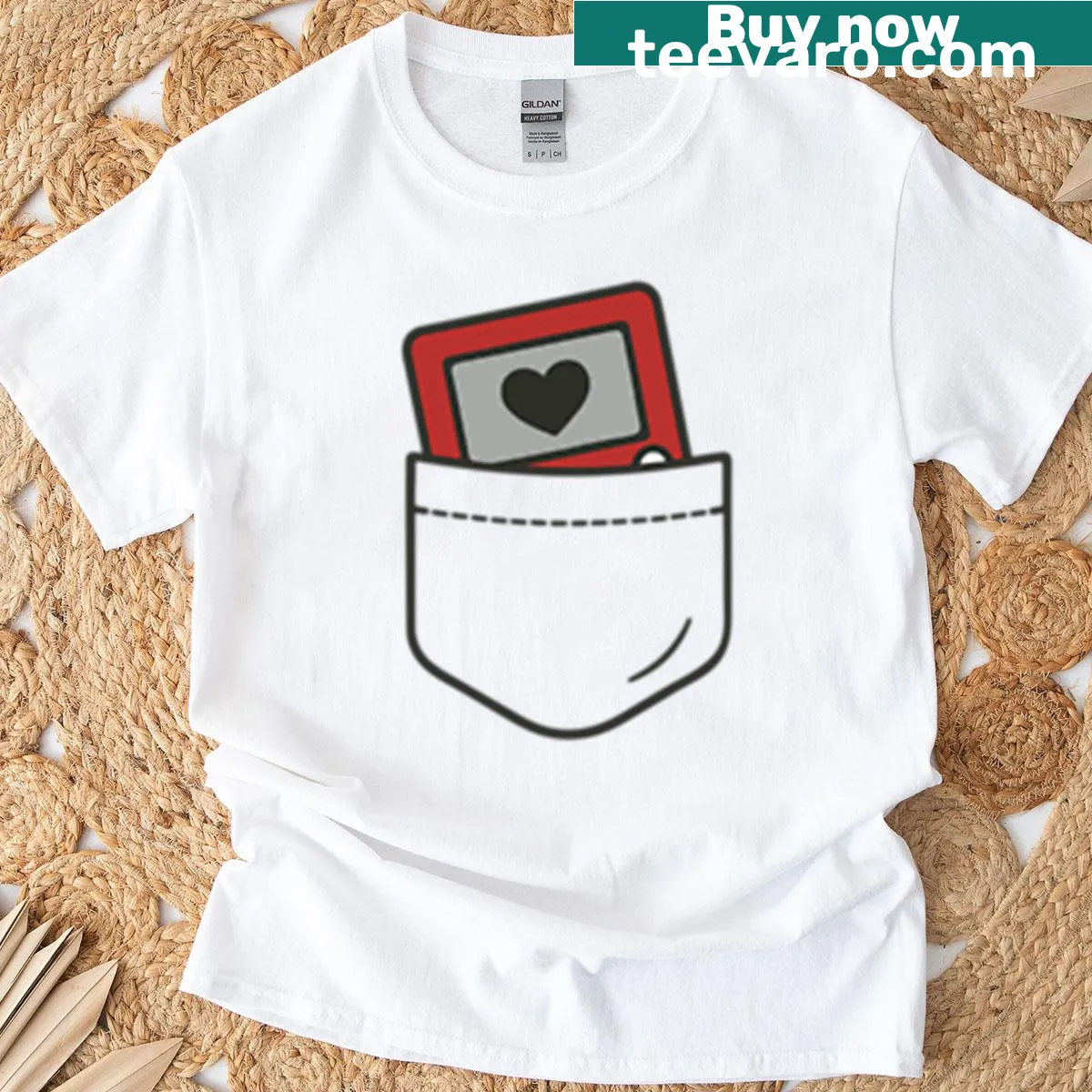 T-shirt with an illustration of a nostalgic pocket drawing toy — on a men's t-shirt
