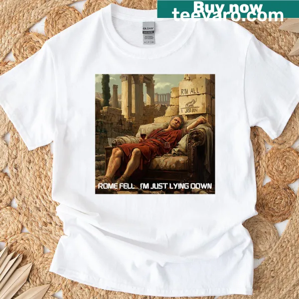 Humorous T-shirt with a phrase about relaxation amidst chaos