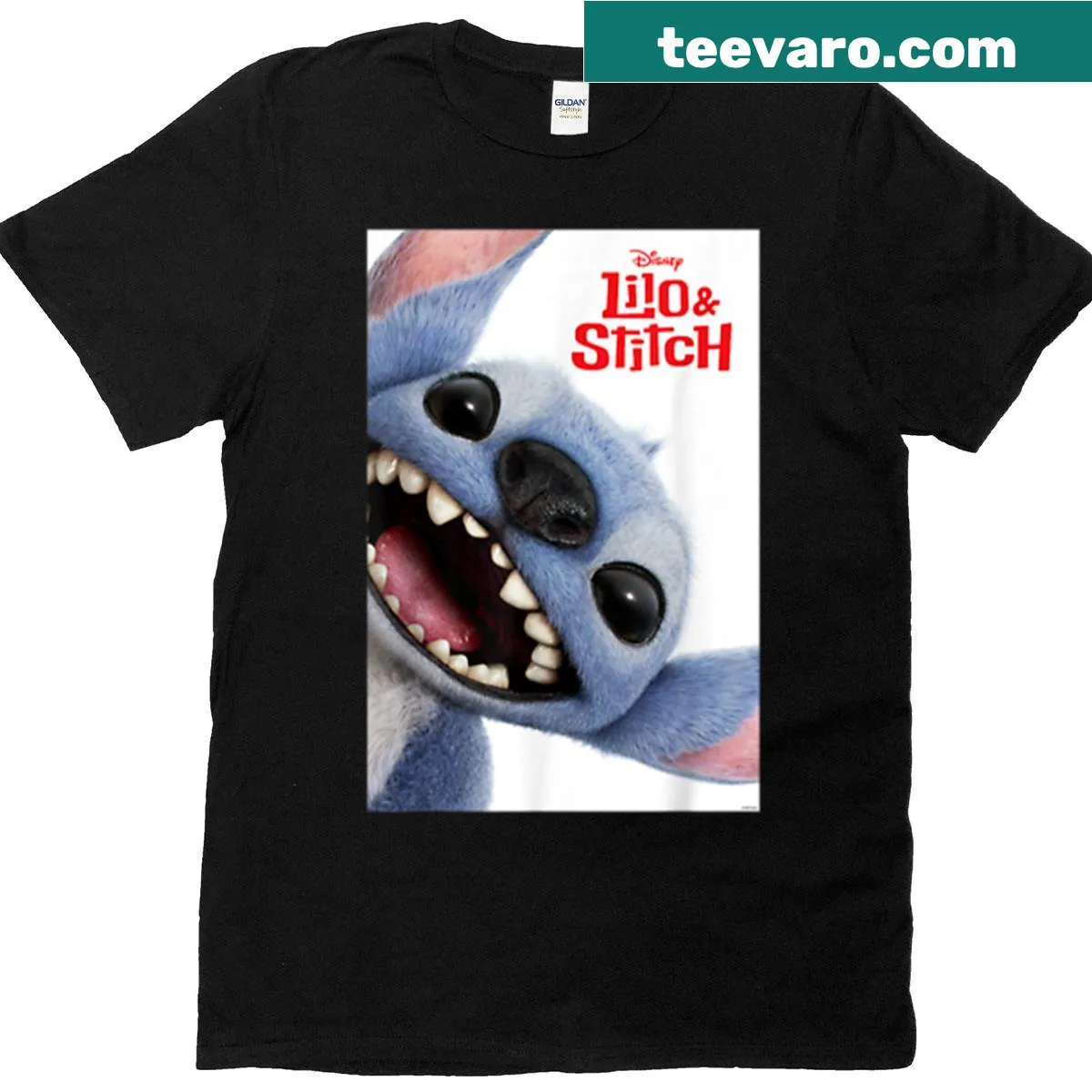 Cute smiling space critter graphic on a T-shirt — on a men's t-shirt