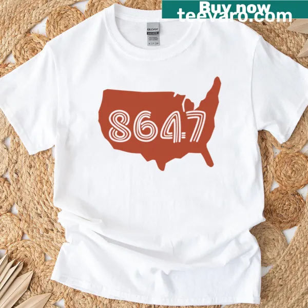 Impeach-themed T-shirt featuring US flag and bold text