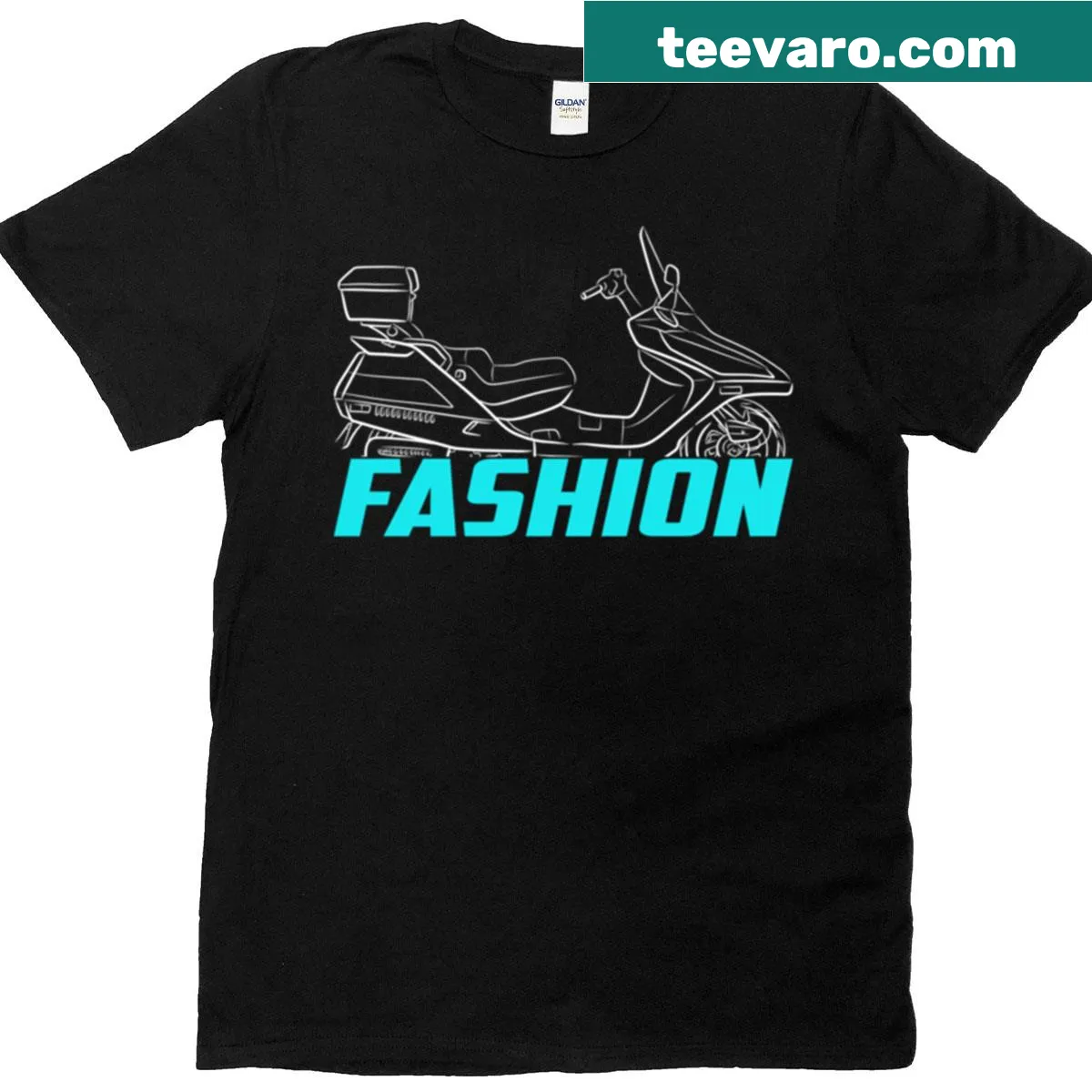 Cfmoto Fashion motorcycle graphic t-shirt for bikers. — on a men's t-shirt