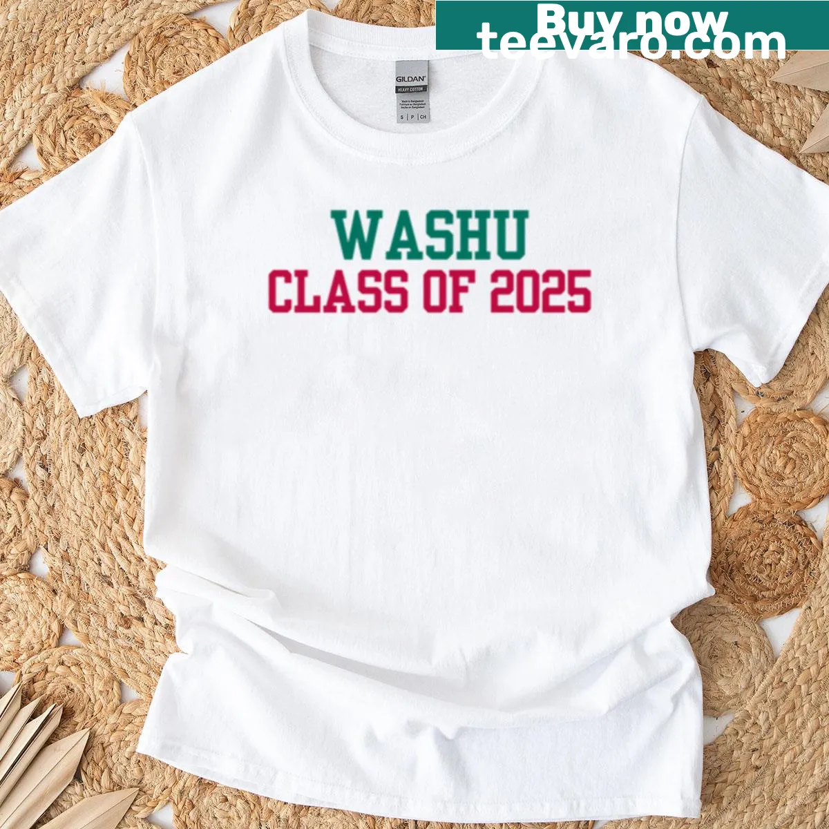 Class of 2025 Washu t-shirt showcasing graduation year — on a men's t-shirt