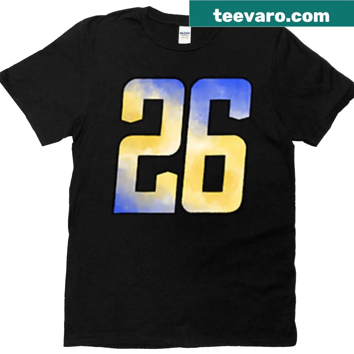 Watercolor design featuring racing elements on Colton Herta T-shirt — on a men's t-shirt