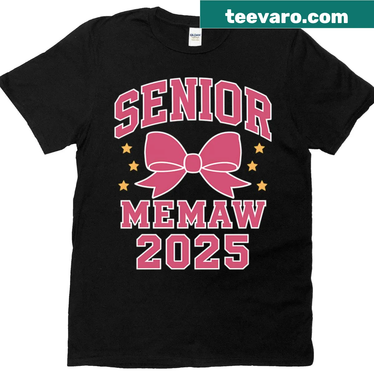 Senior Memaw Class of 2025 T-shirt celebrating graduation — on a men's t-shirt