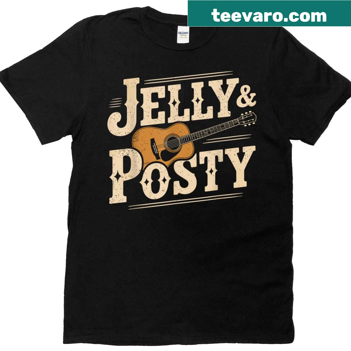 Vintage-style T-shirt inspired by country music tours — on a men's t-shirt