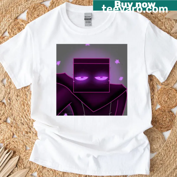 Endie Enderman character illustration on a T-shirt