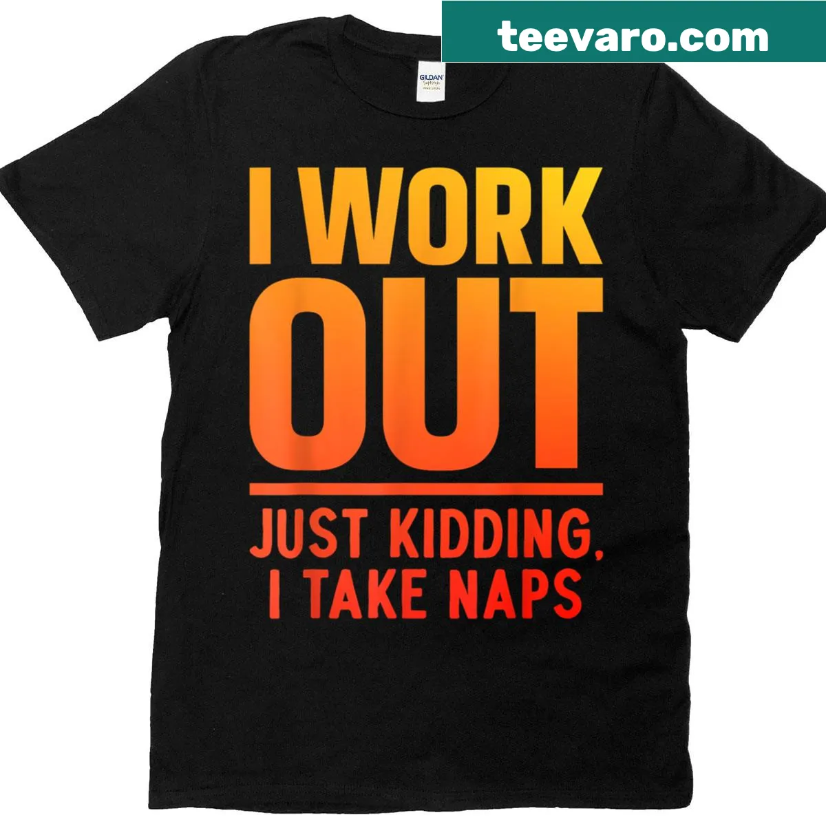 Funny text graphic on a t-shirt celebrating napping. — on a men's t-shirt