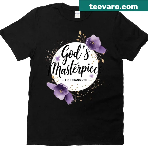 T-shirt featuring Ephesians 2:10 text