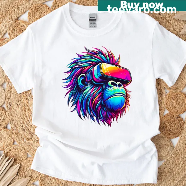 Funny gorilla graphic birthday t-shirt