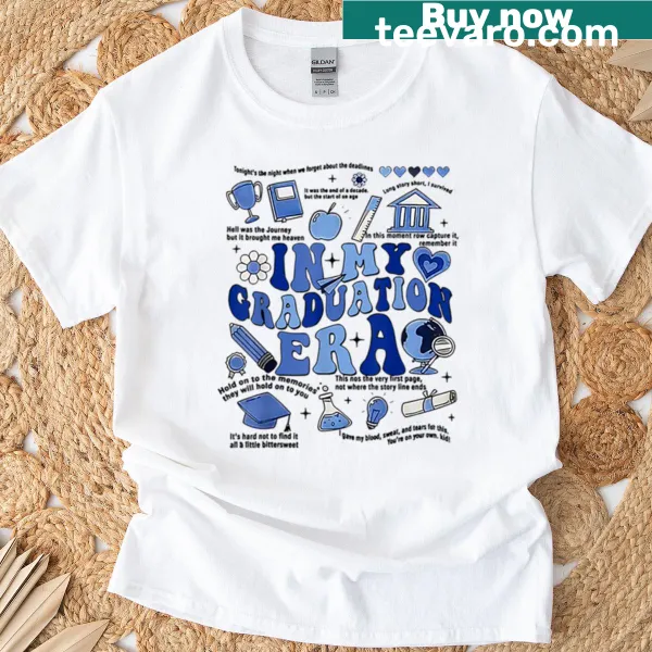 Graduation Glow T-shirt with typography celebrating graduation