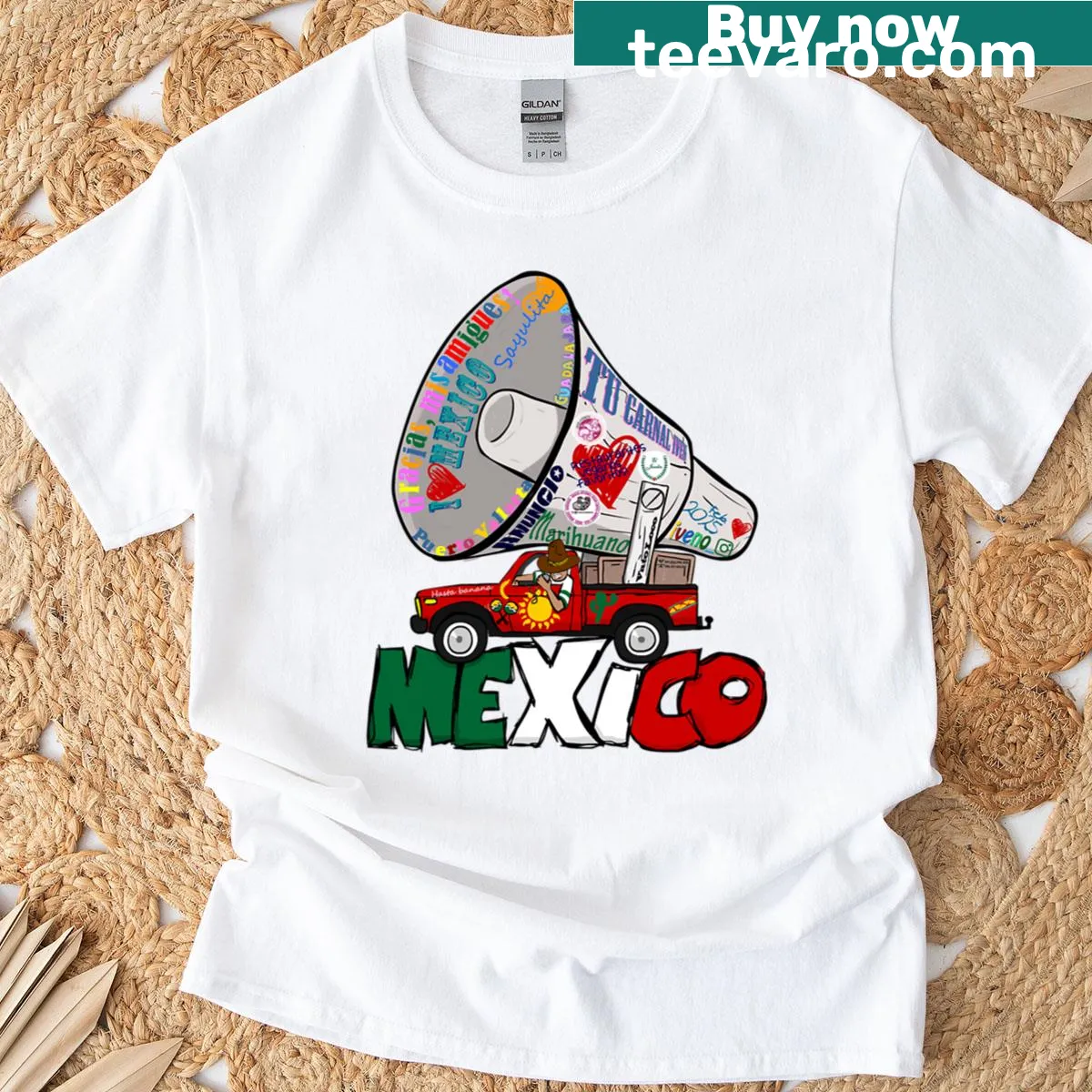 T-shirt featuring a modern design for Guadalajara 2025 — on a men's t-shirt