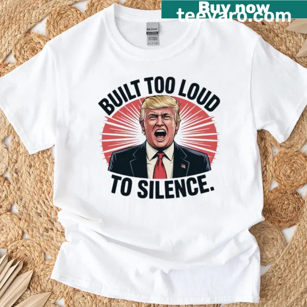 Bold T-shirt with the phrase 'He Won't Be Silenced'