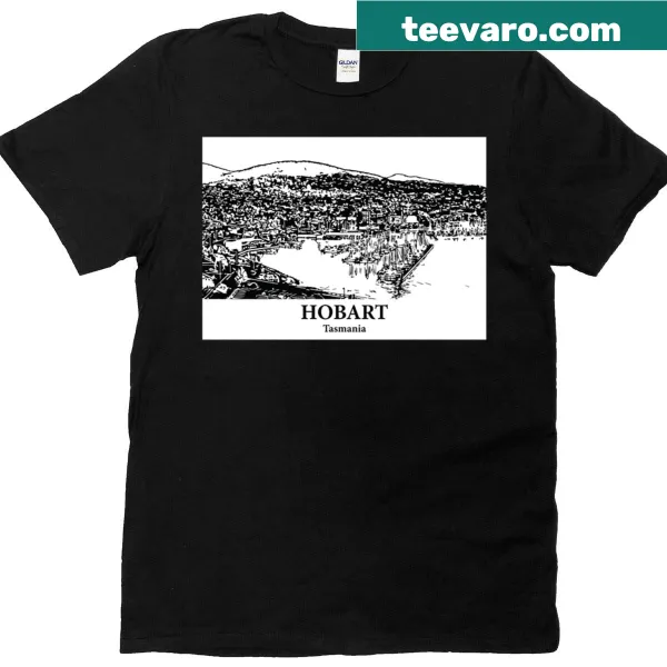 Hobart Tasmania themed t-shirt design