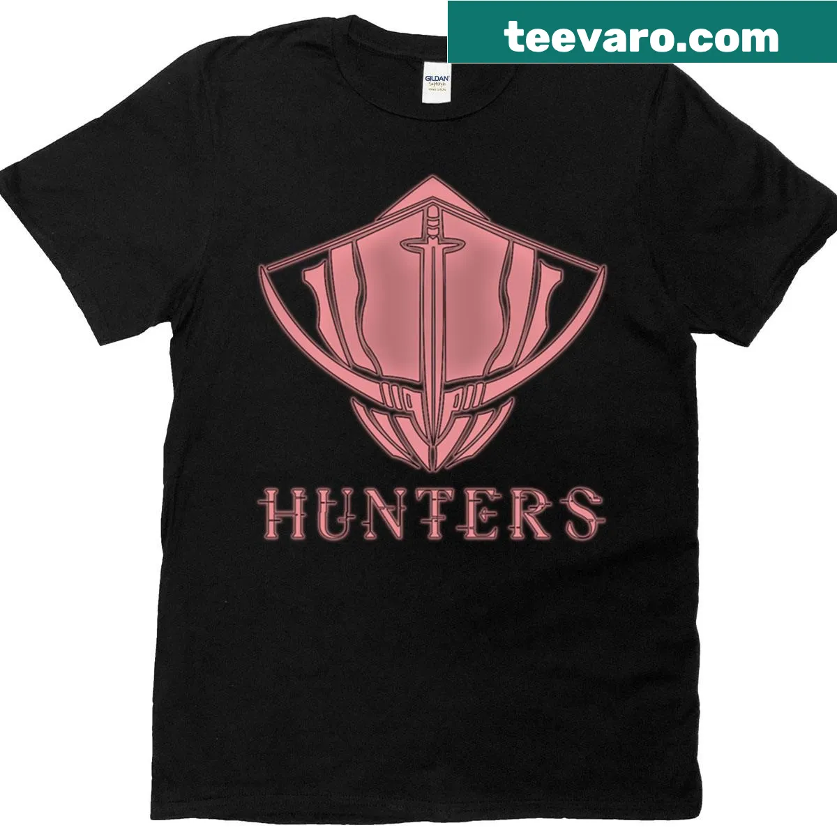 Hunters Guild Solo Leveling graphic T-shirt for gamers — on a men's t-shirt