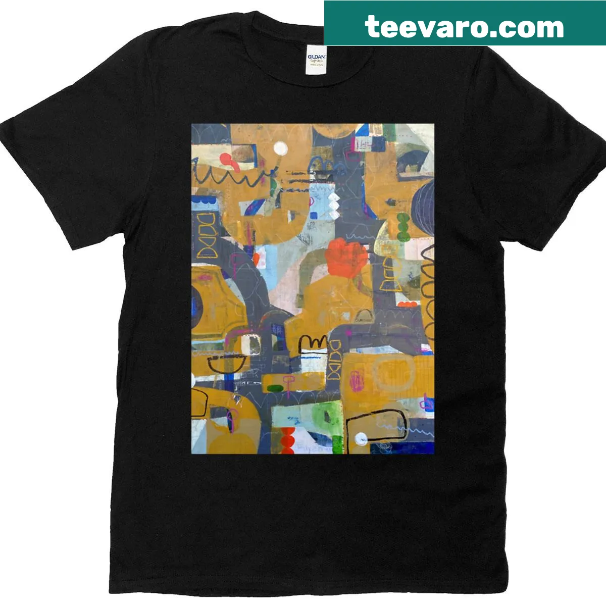 Mindful phrase printed t-shirt encouraging living in the moment — on a men's t-shirt