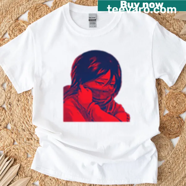 Mikasa Ackerman T-shirt with graphic from Attack on Titan