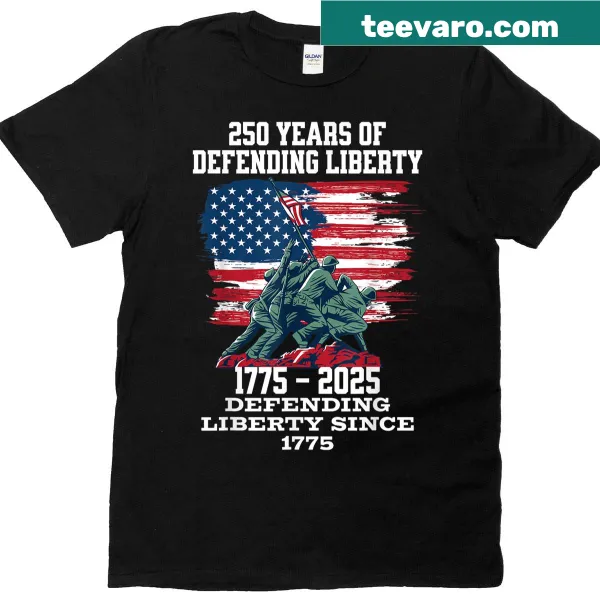 Commemorative U.S. Army 250th Anniversary graphic shirt