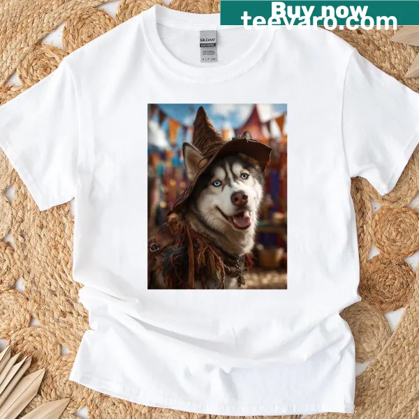 Fishing reel graphic on a T-shirt for cool dads