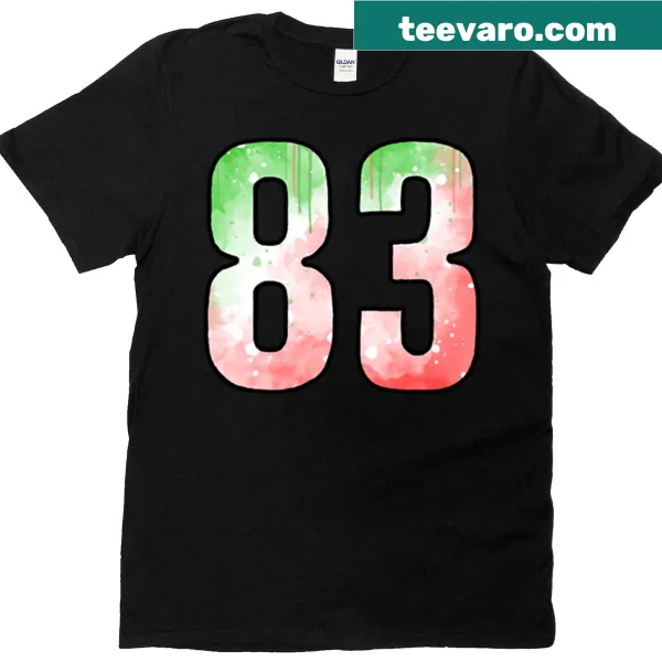 Robert Shwartzman 83 oversized T-shirt with watercolor design