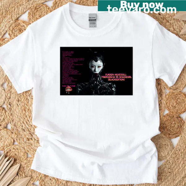 Limited edition T-shirt featuring a bold Cybergeisha illustration