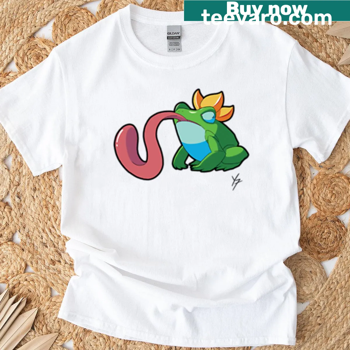Fan art graphic inspired by gaming on a T-shirt — on a men's t-shirt